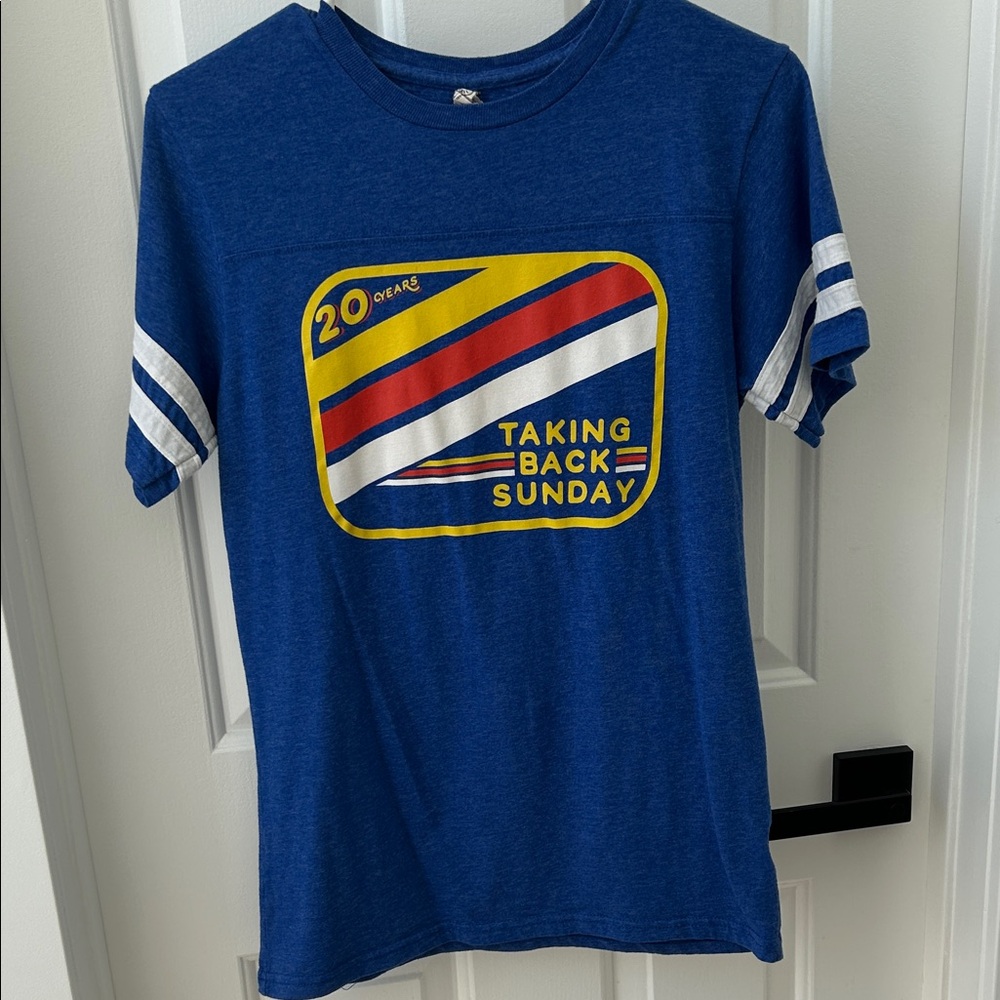 Taking Back Sunday Blue Graphic Short Sleeve Tee
